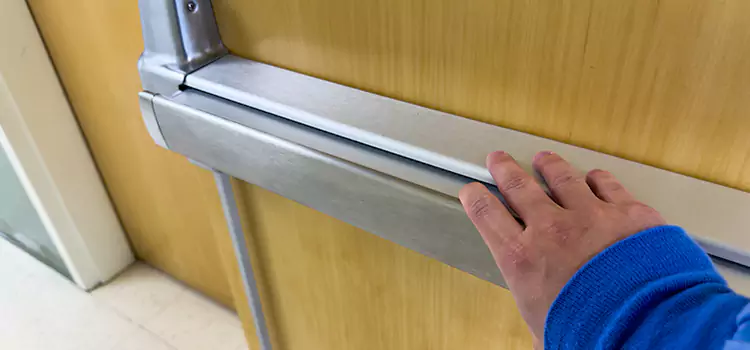 Installing a Push Bar on a Door Lakeville